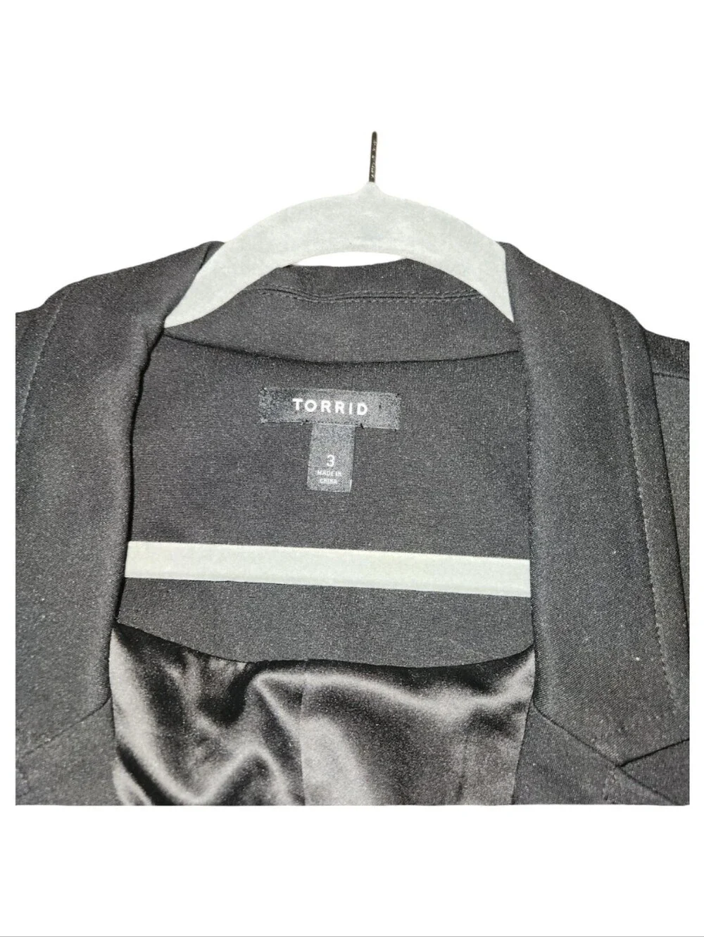 torrid Black Career Work Wear Academia Blazer Jacket Plus Size 3X